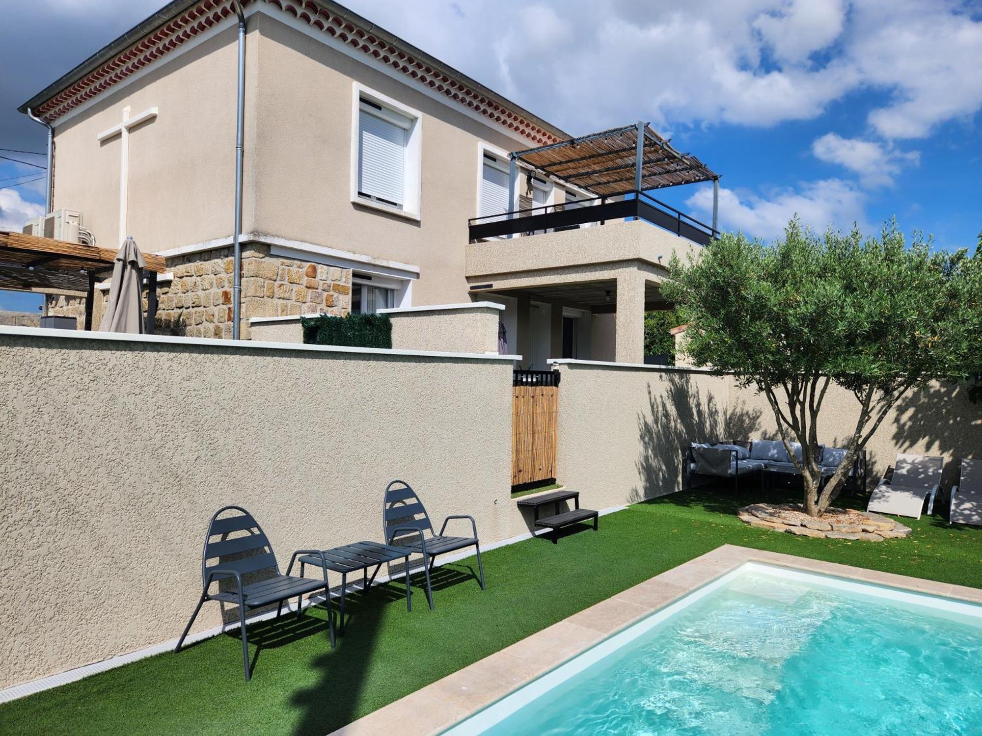 Gites Ma&Lia Sud Ardeche Saint-Étienne-de-Fontbellon Exteriör bild
